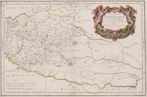 Russie Noire divisée in ses Palatinats 1665